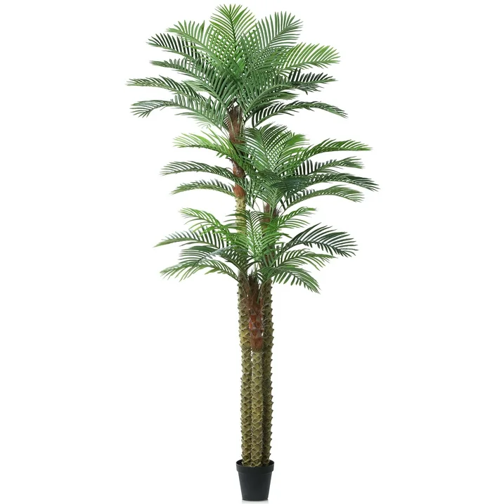10-Foot UV-Protected Artificial Palm Tree for
                                Outdoor Synthetic Landscaping
